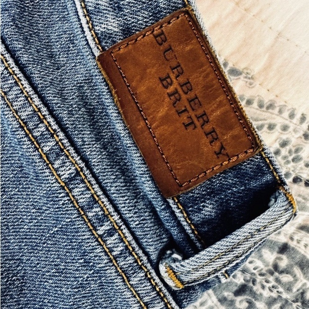 Burberry Brit Slim High Rise Ankle Jeans Womens Size 30 Blue designer denim - Picture 3 of 11